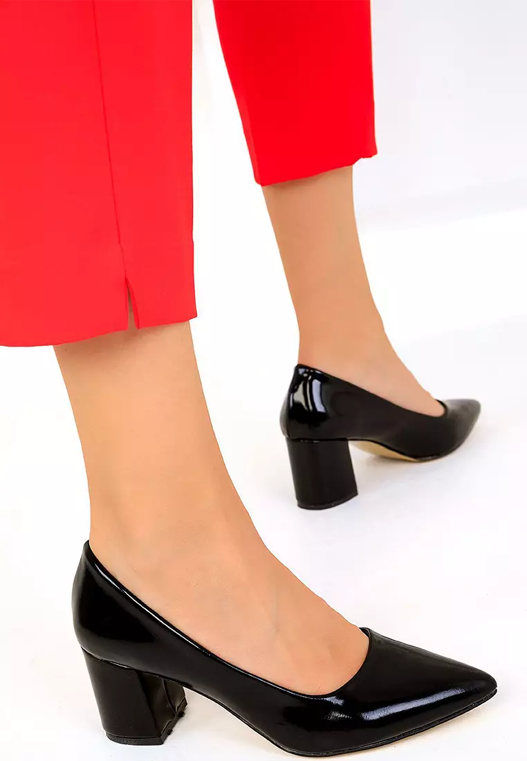 Pointed Toe Block Heels