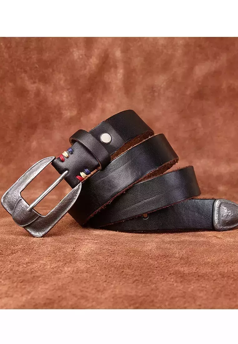 Rare Thickened Italian Cowhide Women's Belt