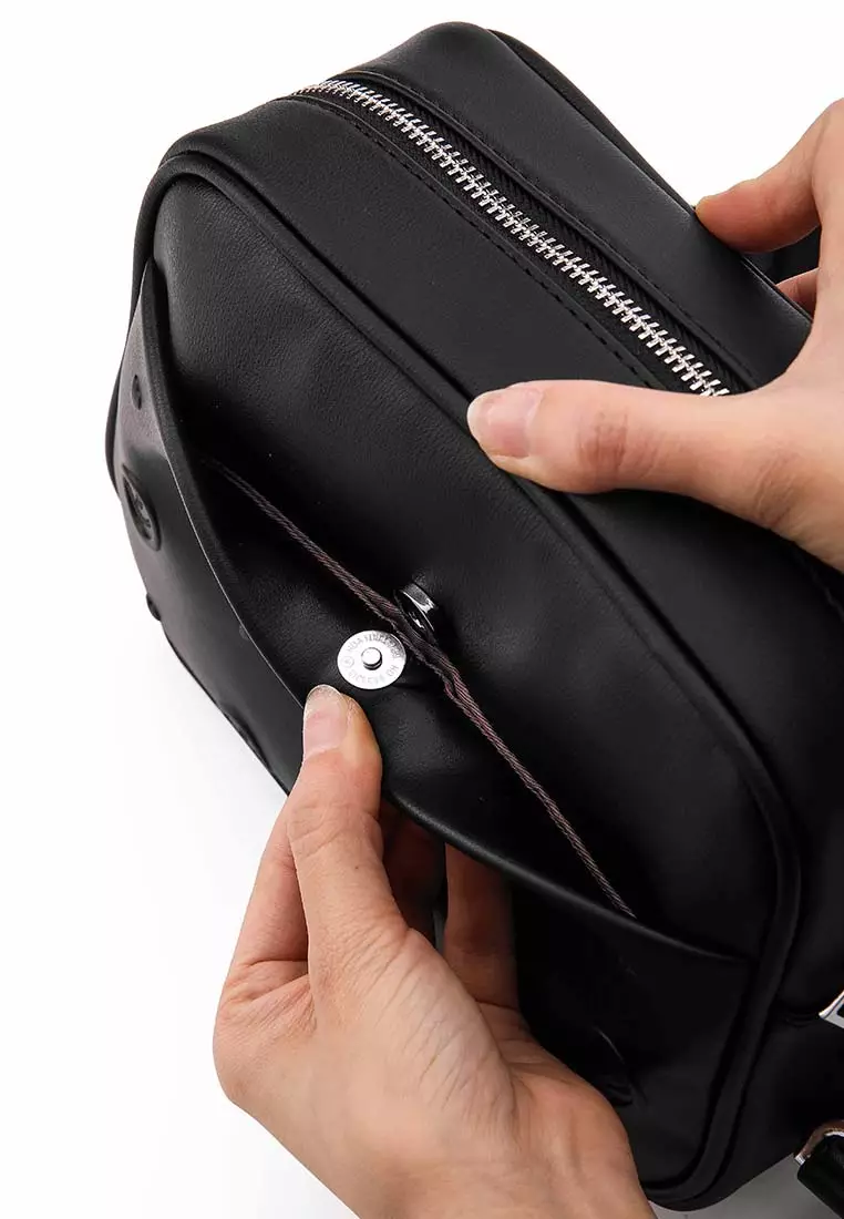 GYKACO MIURI Black - Tas Wanita Sling Bag - Fashion Top Handle Bag (Import)