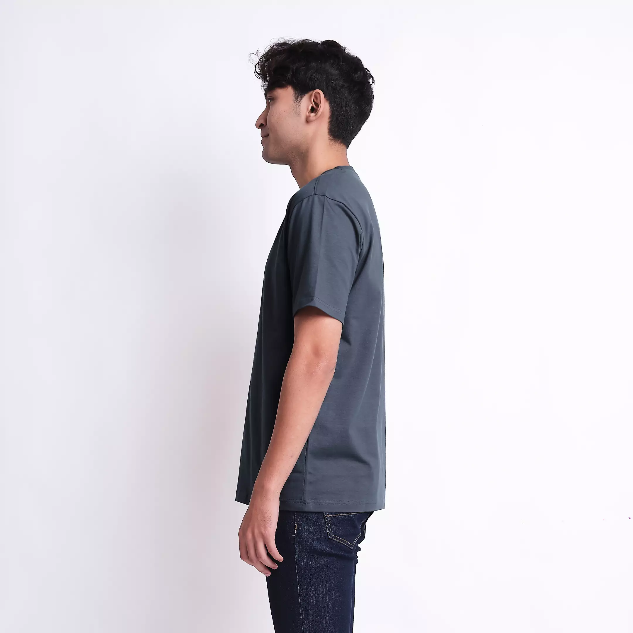 TRIPLE Tshirt Stretch Regular Fit (YTS 130) Warna Grey