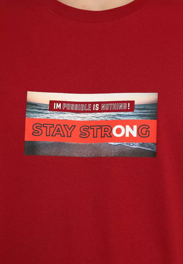 POLICE T-Shirt Cotton Combed Sablon Raster Pria 2073280421