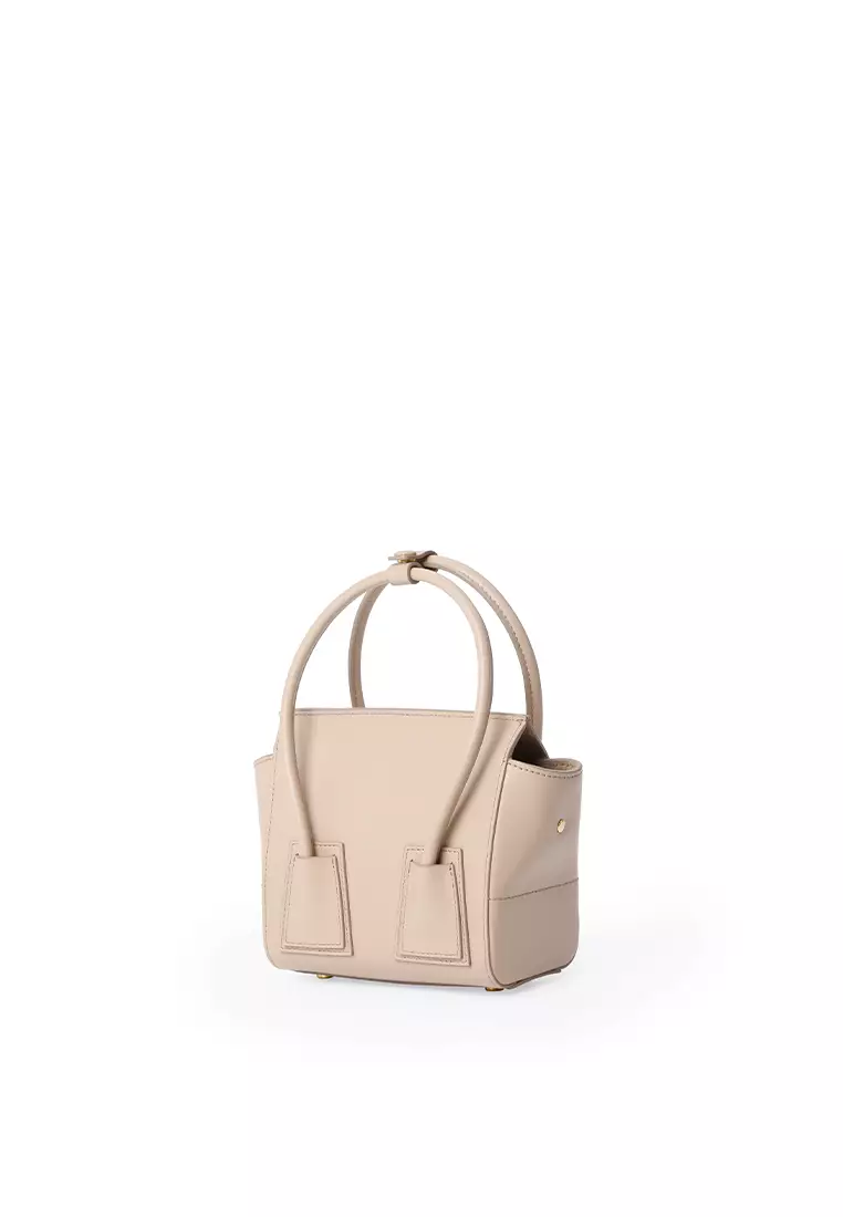 UNNI Mini Top Handle Bag - Taupe