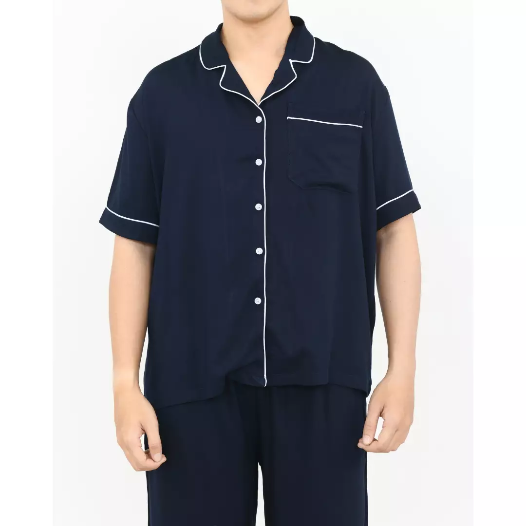 Baju Tidur Pria S/S RHIU PYJAMA SETS FREE SLIP ON