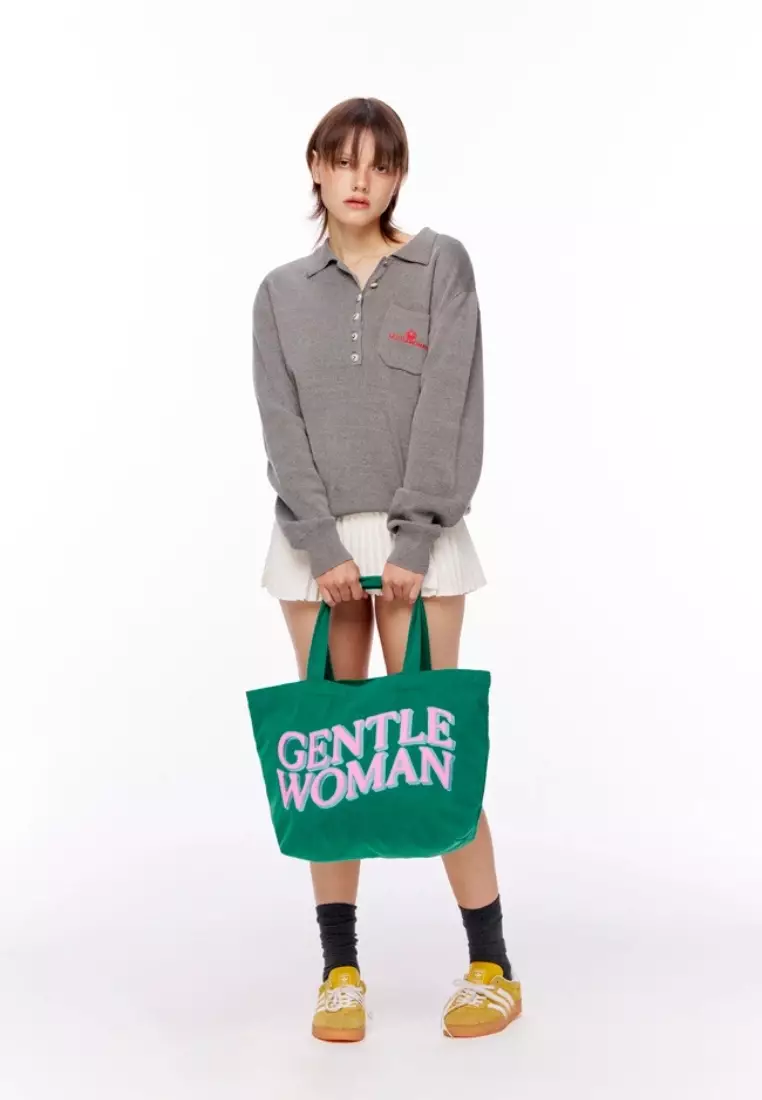 Gentlewoman Corduroy Tote Bag Green