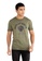 REPLAY green REPLAY USED-EFFECT T-SHIRT WITH PRINT 2B1DEAA34128BEGS_2