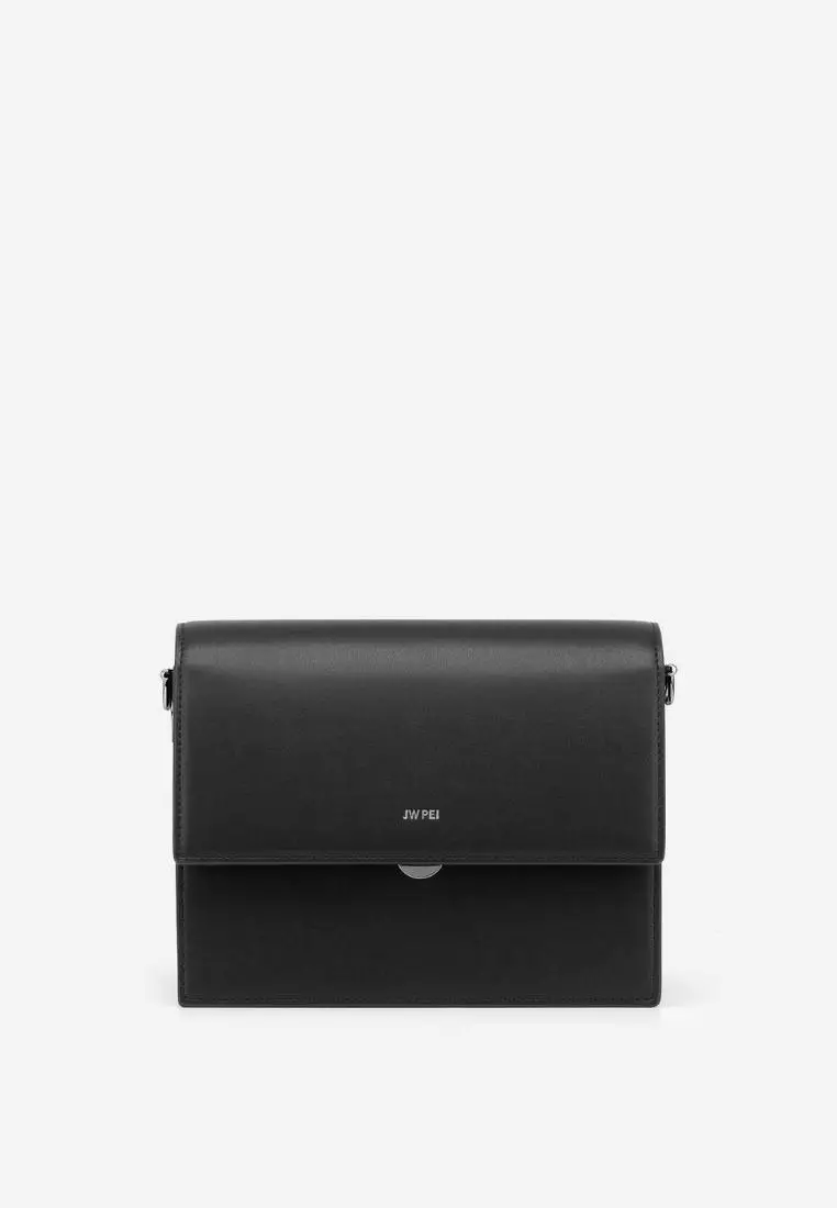 JW Pei Mini Flap Bag Black