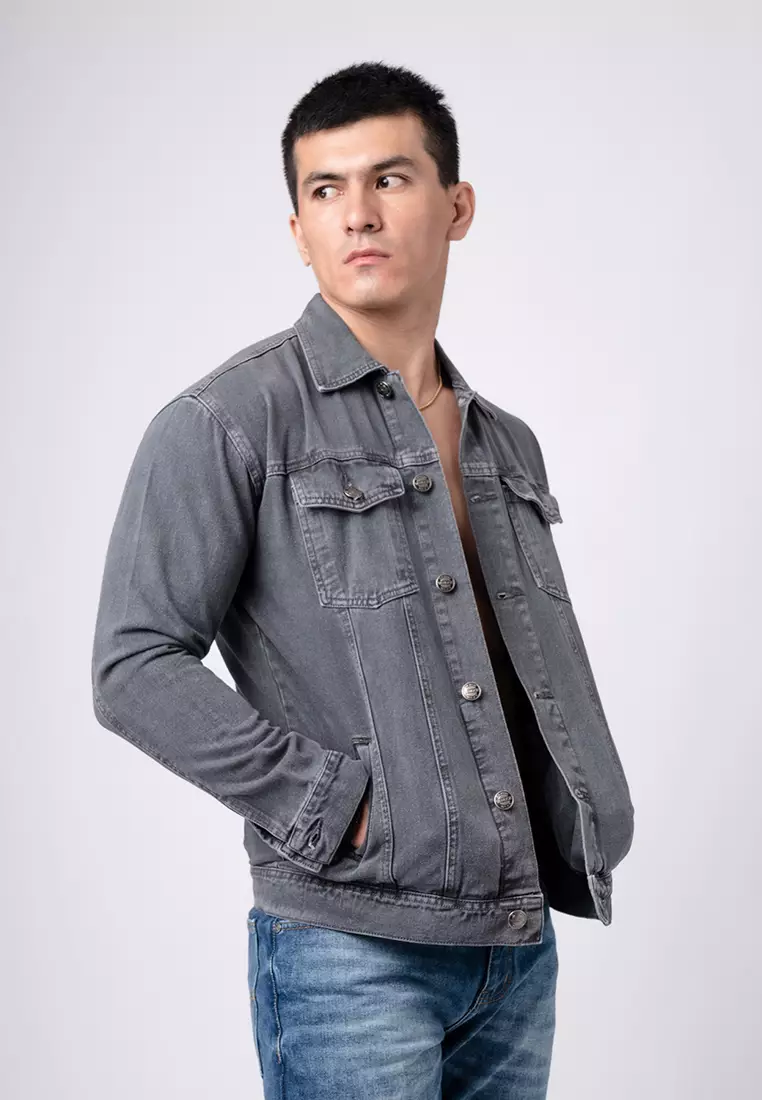 Jacket Jeans Dark Grey Premium