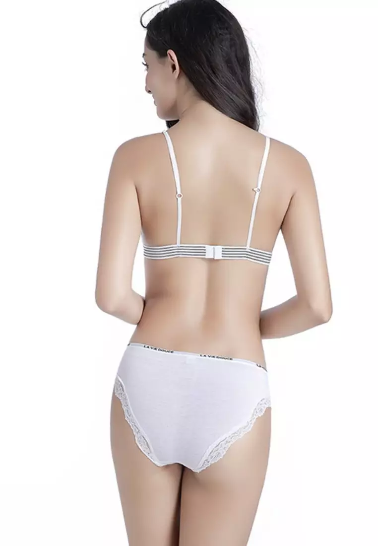 Buy LYCKA Lks2039 Lady Sexy Bra And Panty Lingerie Set-white 2024 Online