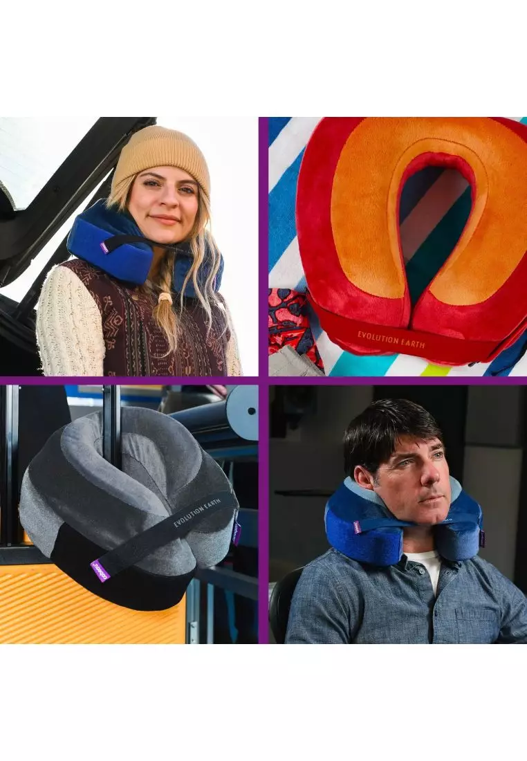 Cabeau Evolution Earth Travel Pillow - Fire Rust