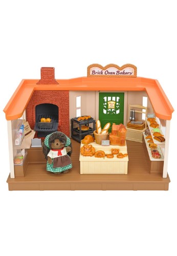 sylvanian families brick oven bakery set