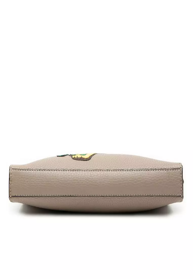 Pre-Loved Fendi Sue Tilley Mini Calfskin Romano Selleria Banana Peekaboo Iconic Fit Satchel