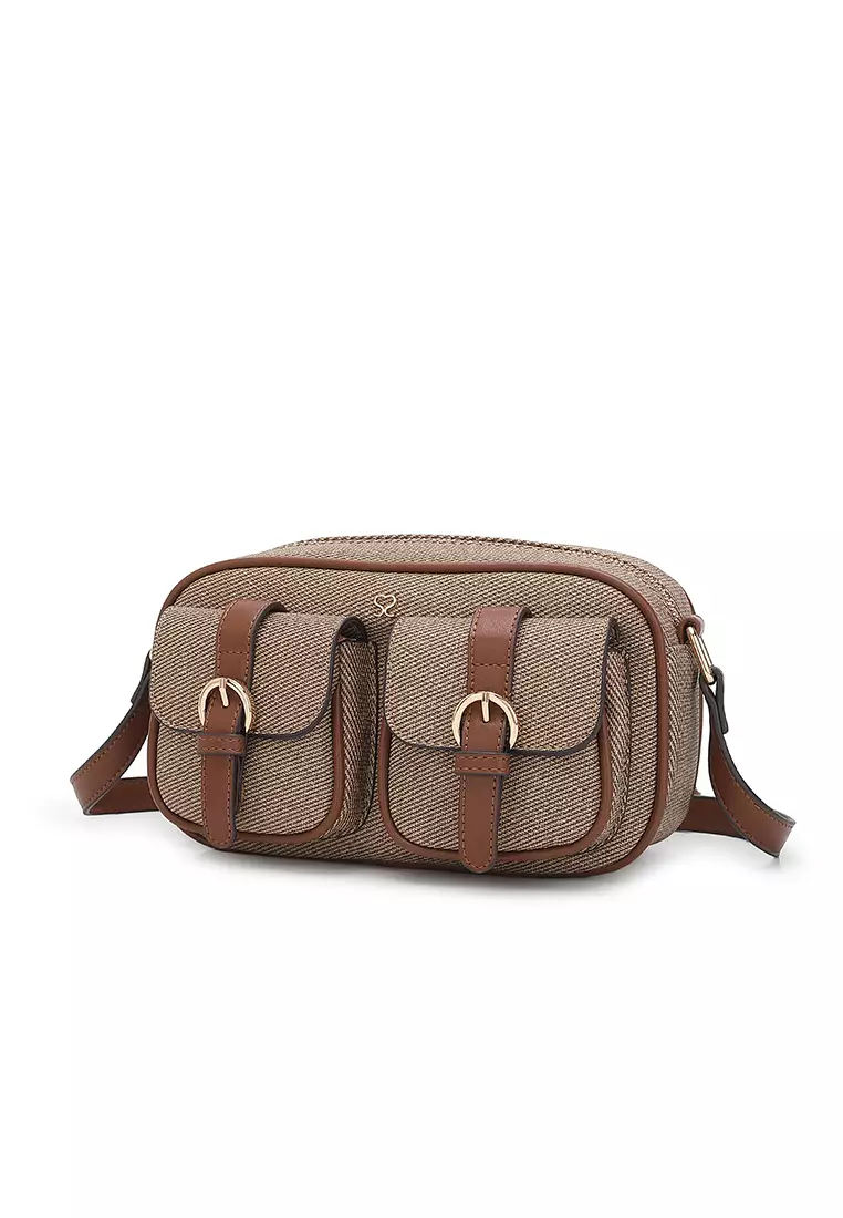 Women's Sling Bag / Crossbody Bag / Shoulder Bag - Brown