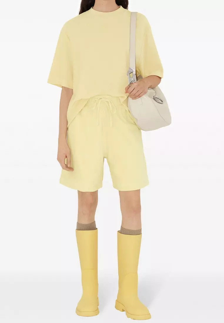 Cotton Towelling T恤(淺黃色)