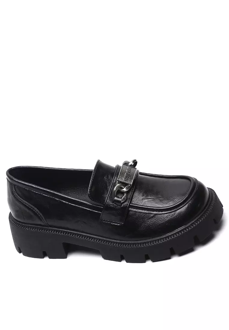 Discount on Twenty Eight Shoes  shoes - SKU: Platform Horsebit Microfiber Leather Loafers Ww193-3