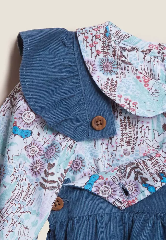 2pc Pure Cotton Cord Peter Rabbit™ Outfit