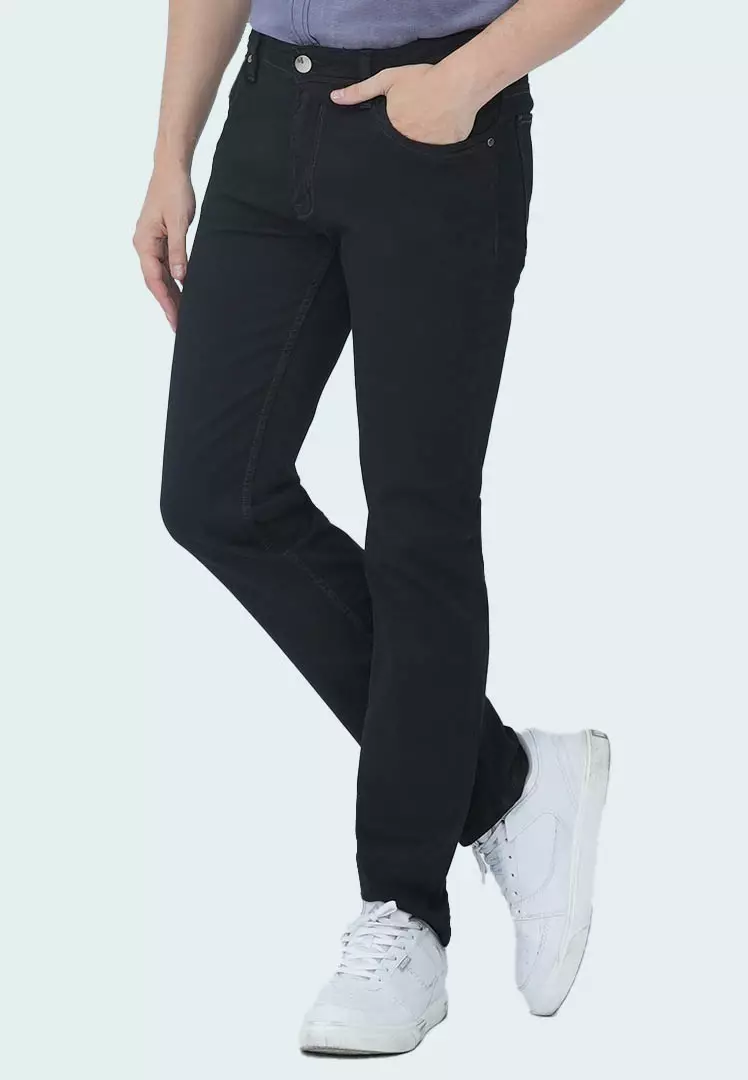 LGS - Jeans Denim Pria - Celana Panjang - Perfect Fit - Hitam - JPF.494.PS100.045.C