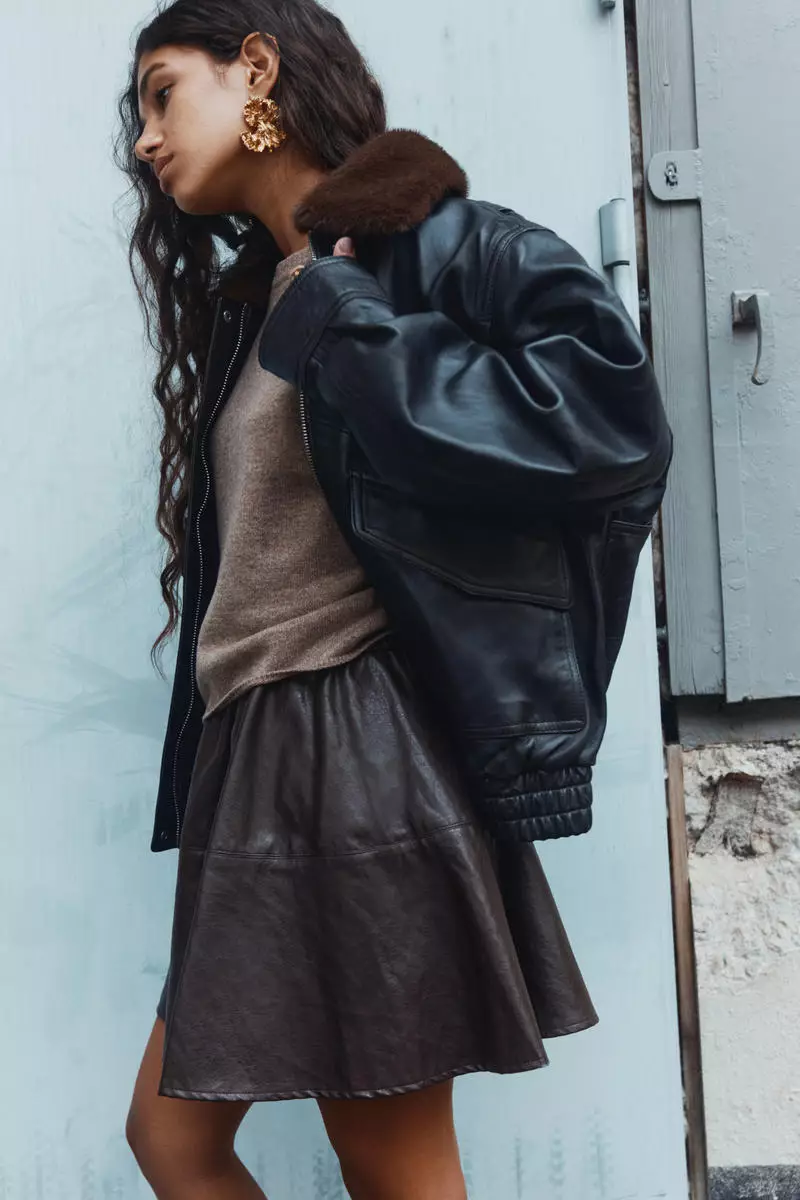 Circular mini skirt