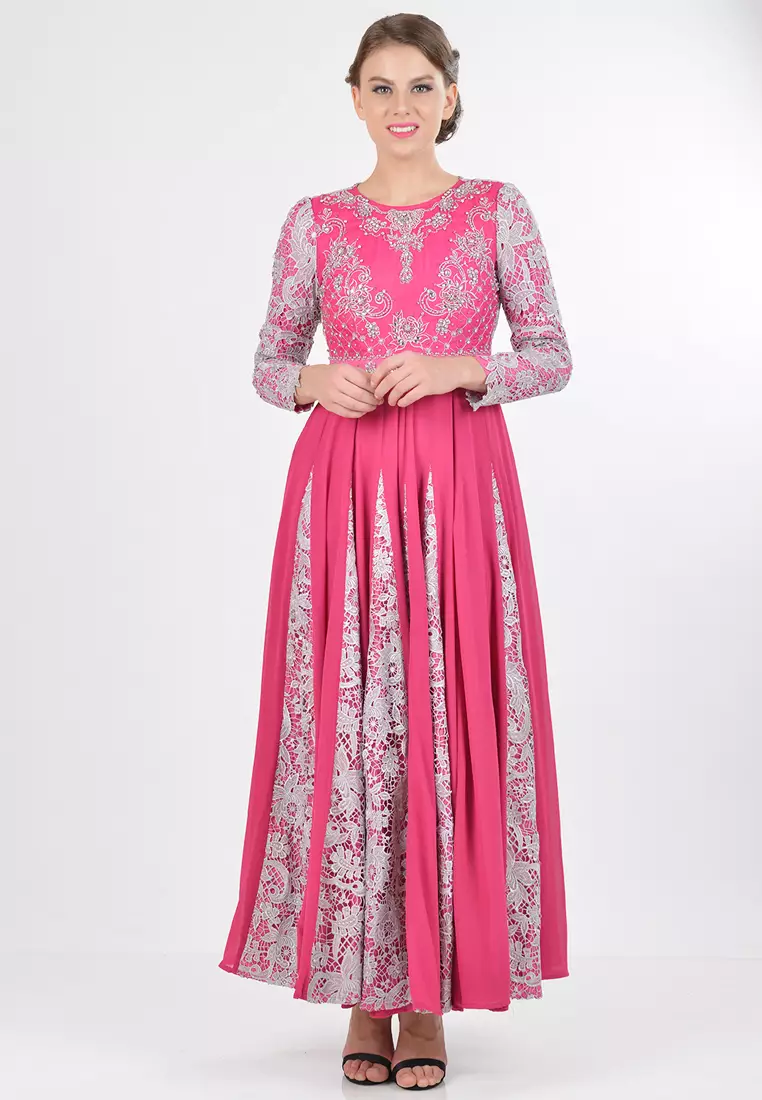 Bibiq Gamis Brokat Sifone Sutra