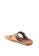 Otto brown Velcro Strap Slide Sandals FC4C3SH5B6B7DBGS_3