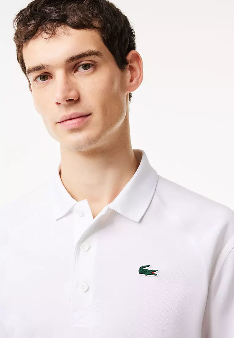 Men's Lacoste SPORT Breathable Run-Resistant Interlock Polo Shirt