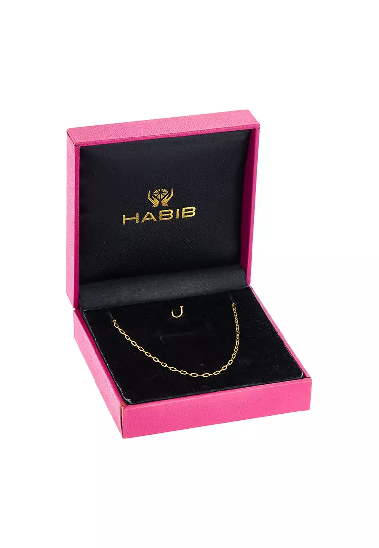 HABIB 999/24K Yellow Gold Necklace CNDT0524(MSN03-2)