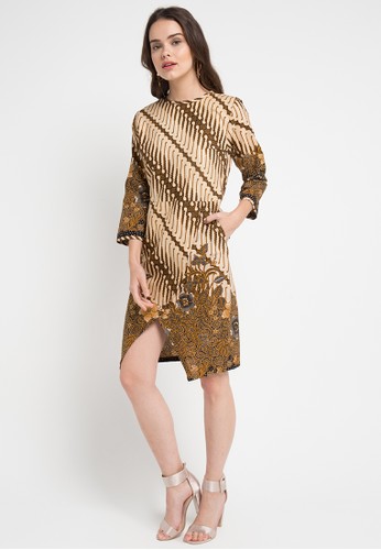 Jual Batik Putra Bengawan Dress Kp Feren Sogan Pb Original 