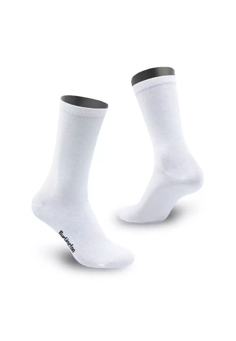 Burlington Ladies’ Cotton Lite Thin Casual Crew Socks 3 pairs in a pack 6149