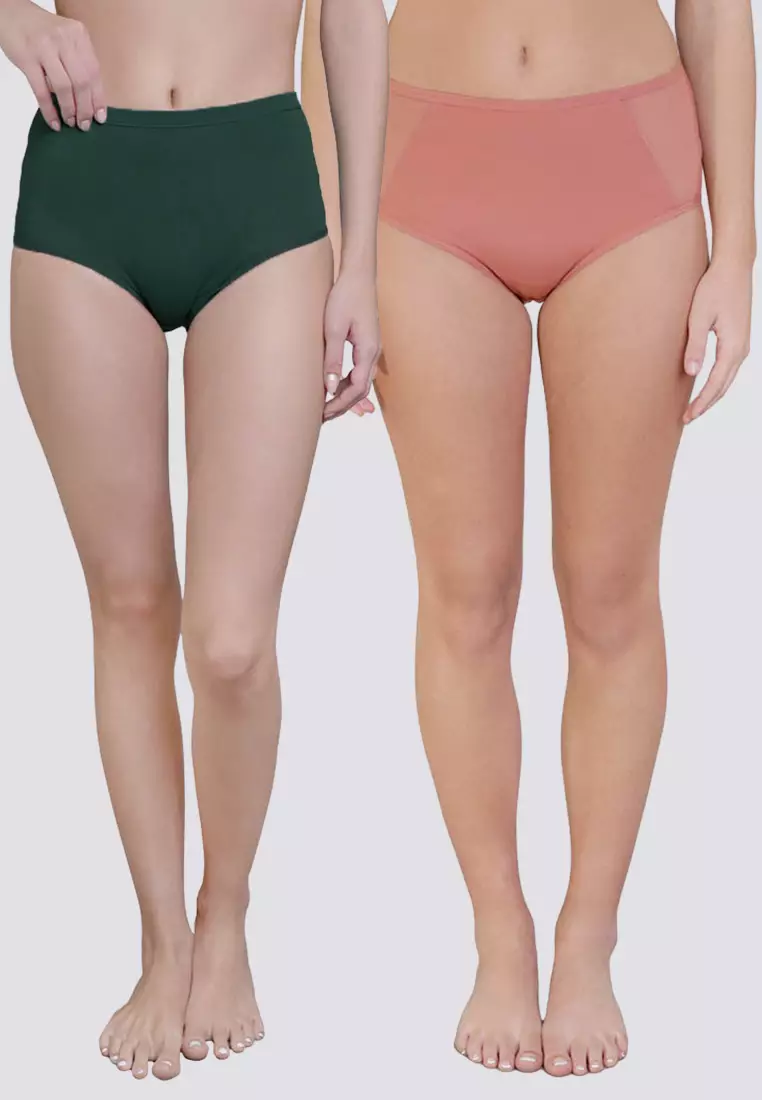 Buy Sassa 2-in-1 Pack Highwaist Bikini Panty Women Underwear 2024 Online
