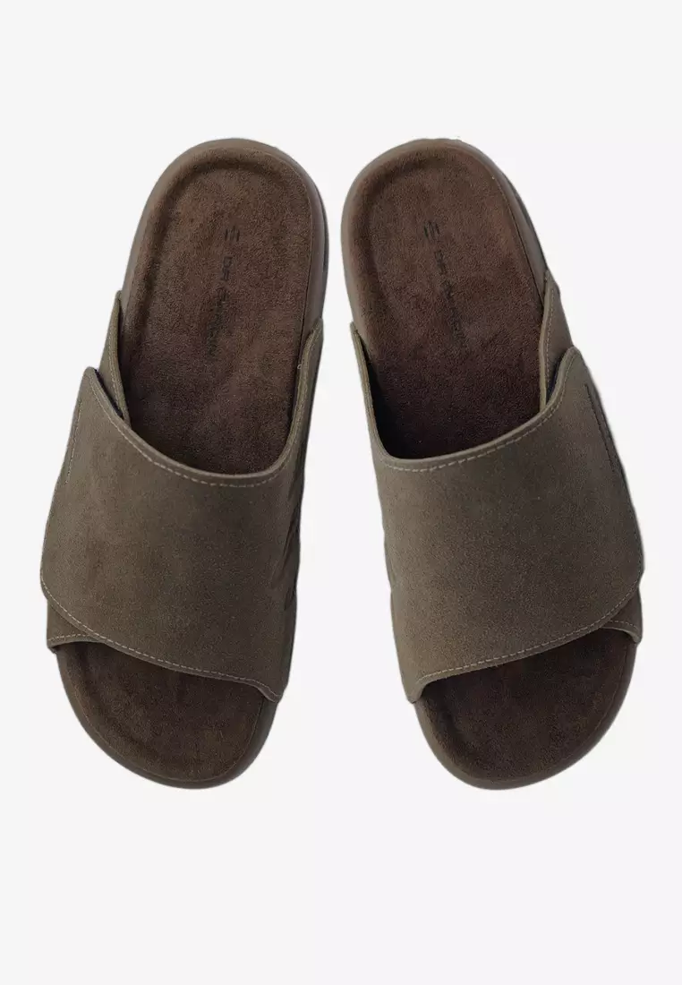 Dr Cardin Men Cove Air Suede Comfort Sandals with Adjustable Strap D-RLZ-8233