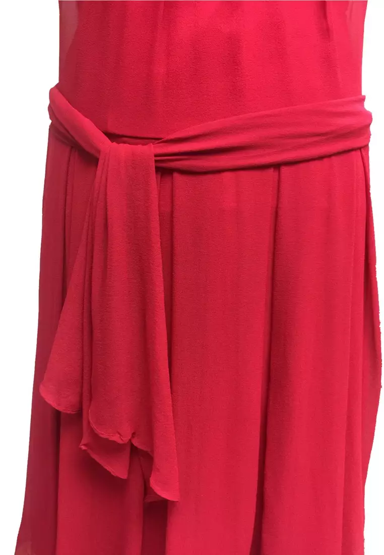 Romantic Silk Chiffon Beaded Party Dress