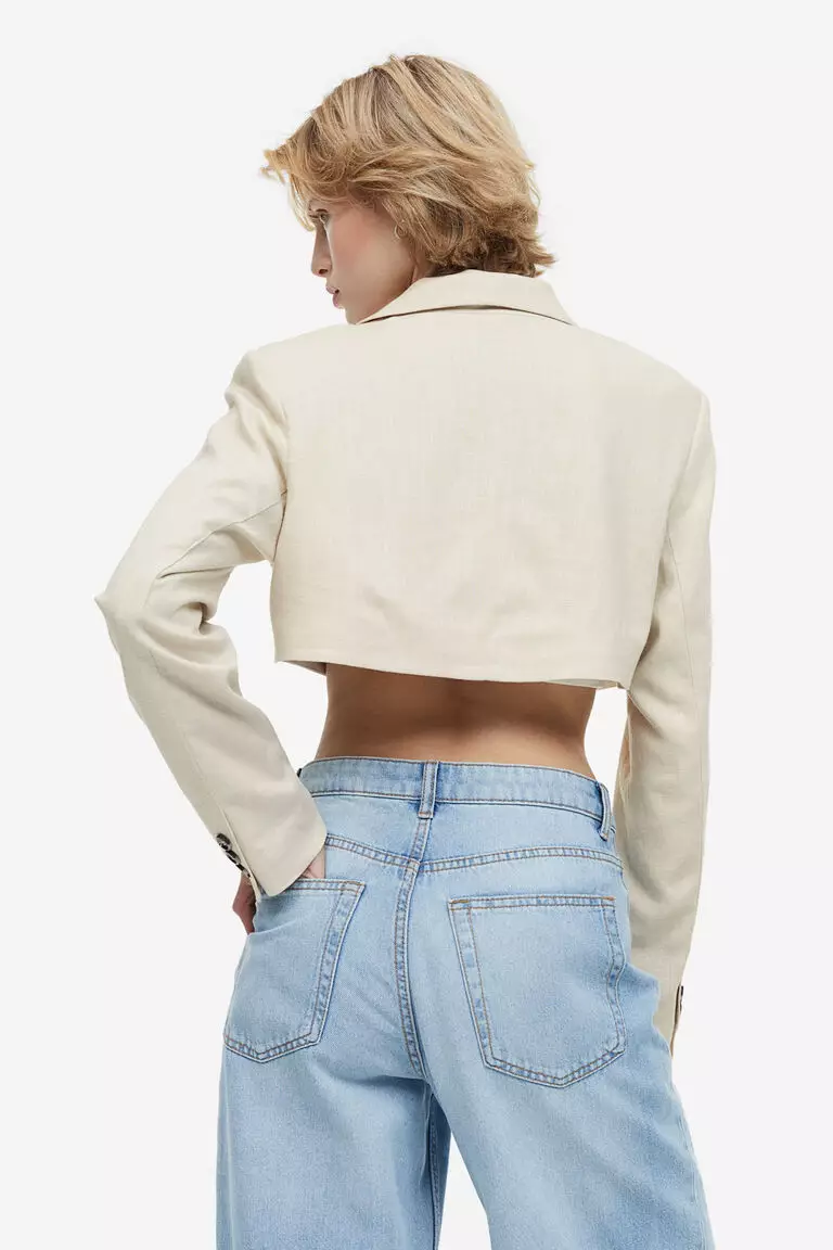 Cropped blazer