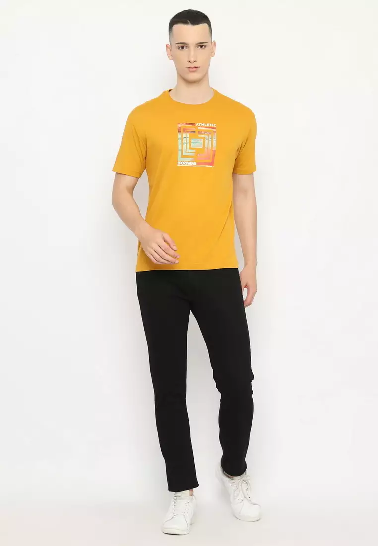 POLICE T-Shirt Cotton Combed Sablon Discharge Pria 2073180171