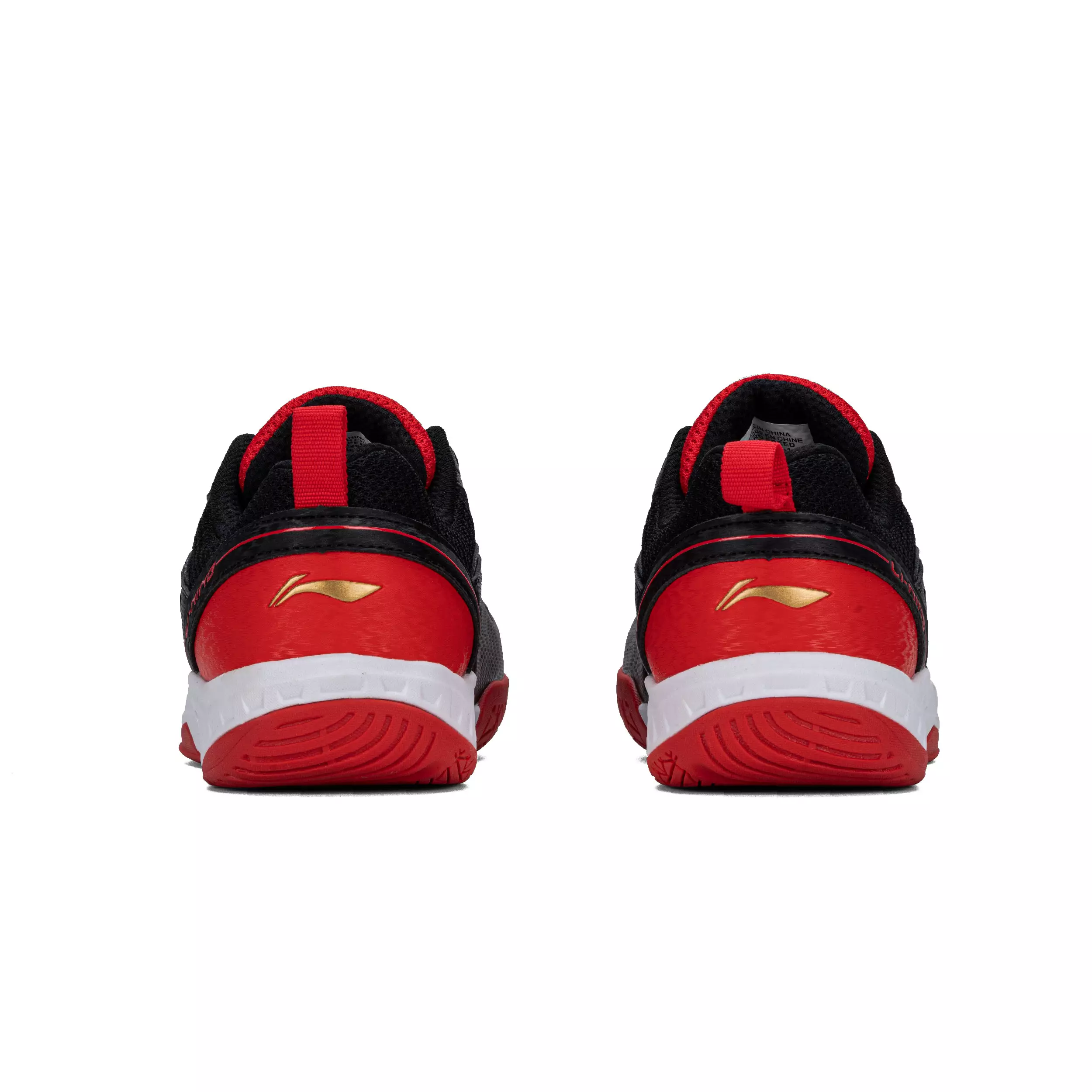 Li-Ning Badminton Shoes Aero Speed AYTU029-1 Blk/Red/Gold Free Grip