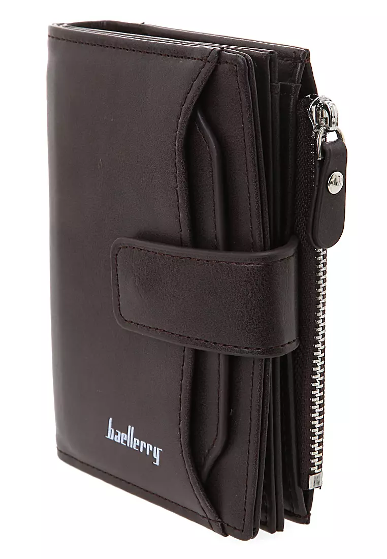 Dompet Kartu Pria Model Pendek Card Wallet Many Slot Material PU Leather ORIGINAL