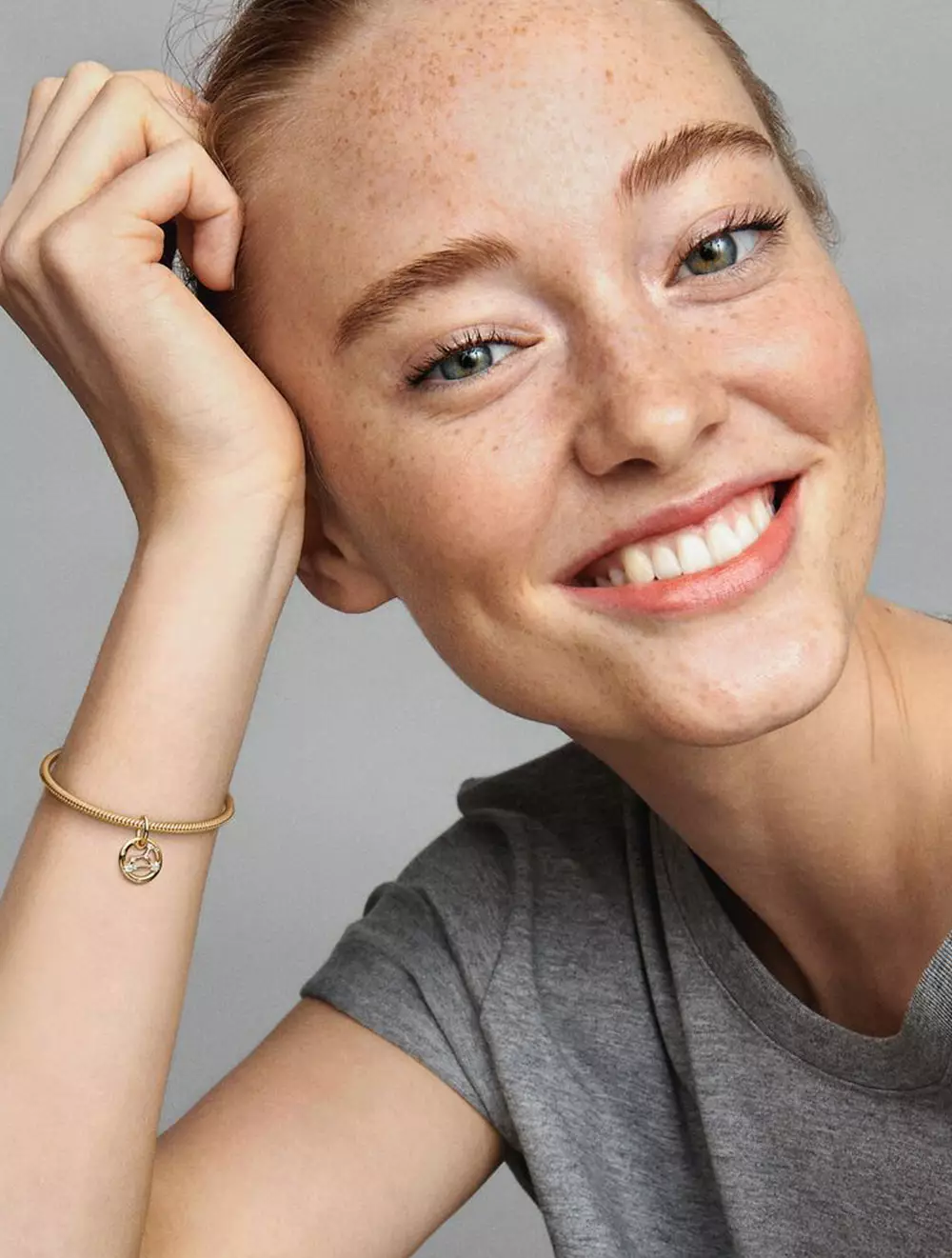 Leo zodiac 14k gold-plated dangle with clear cubic zirconia