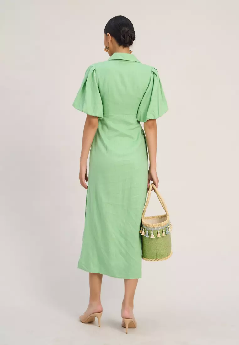 Light Green Midi Dress