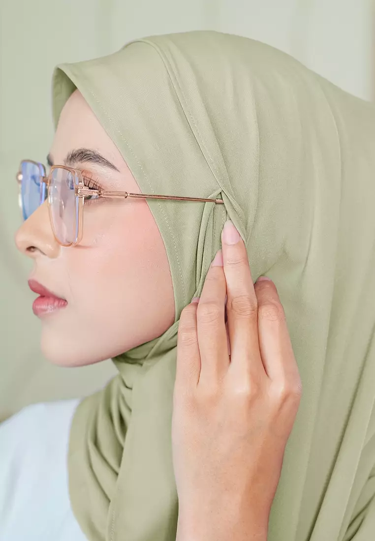 HIJAB INSTAN ALMA - OLIVE