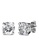 Krystal Couture gold KRYSTAL COUTURE Solitaire Studs Embellished with Swarovski® crystals-White Gold/Clear 48485ACE919F0EGS_1