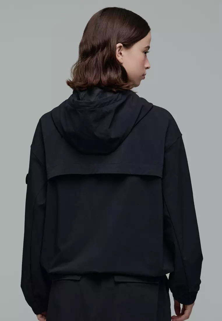 女裝ARCHELON梭織彈性連帽Anorak外套