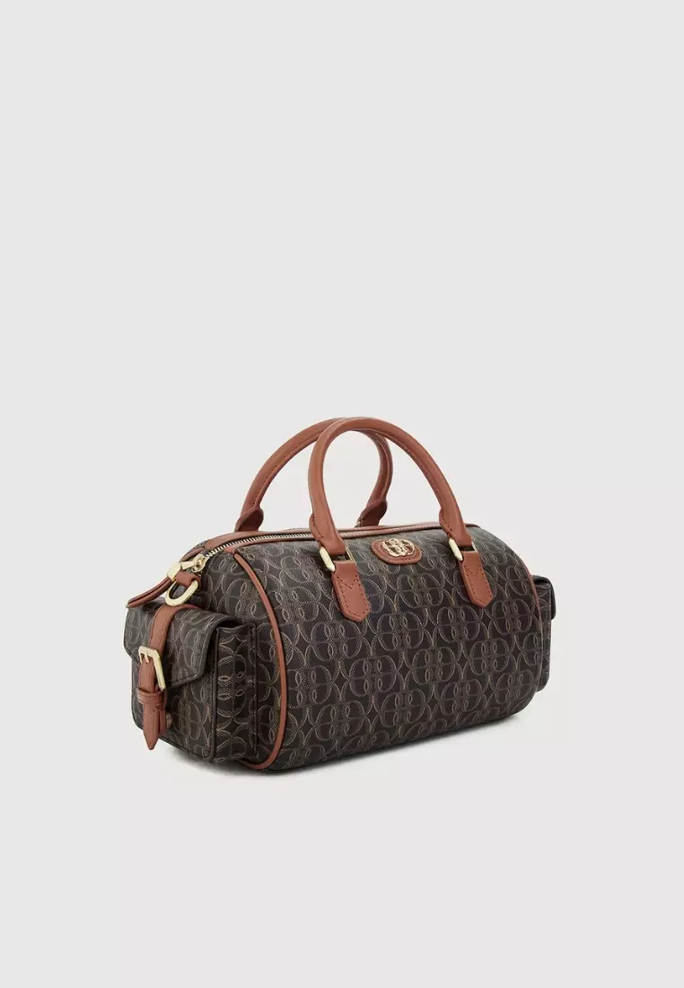 Milania Monogram Crossbody Bag Caramel