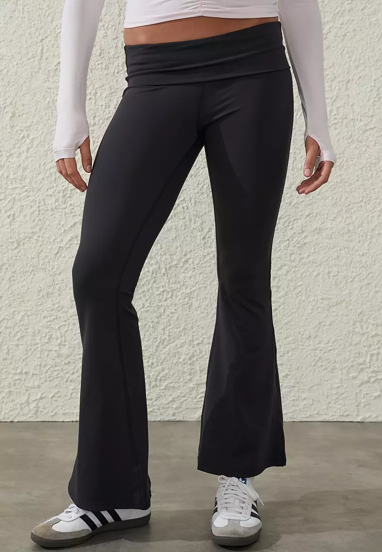Cotton On Body Ultra Soft Fold Over Flare Tights 2024, Buy Cotton On Body  Online
