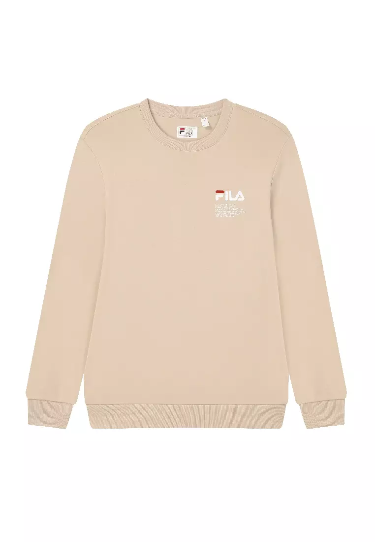 Cream fila sweatshirt store