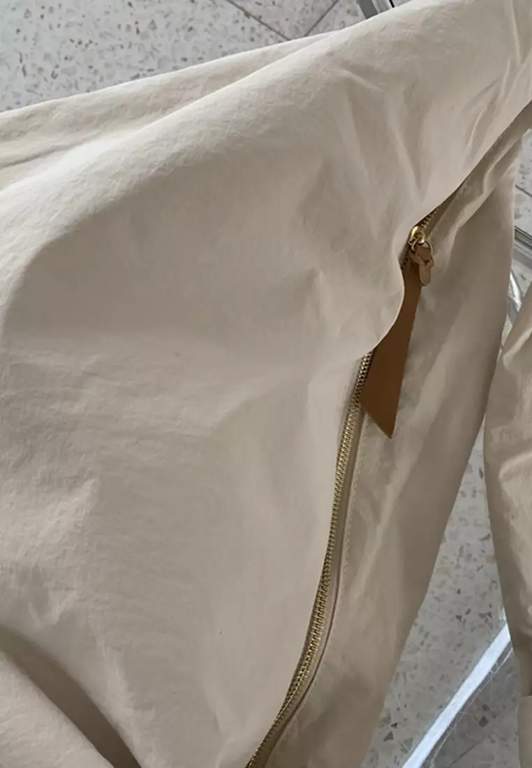 簡約大容量尼龍單肩餃子包 CA22032108W