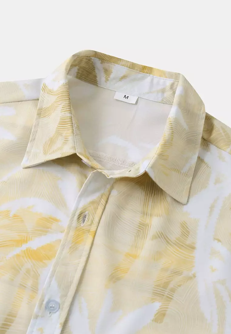 Hawaiian Print Short Sleeve Shirt YL-C297