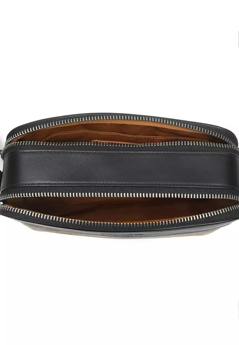 Mens Graham Crossbody Bag - Tan Brown