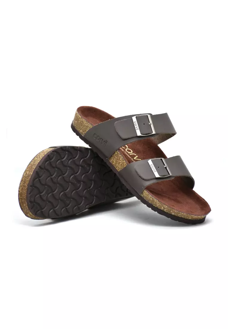 Carvil Sandal Pria Colorado-02 M Dark Brown