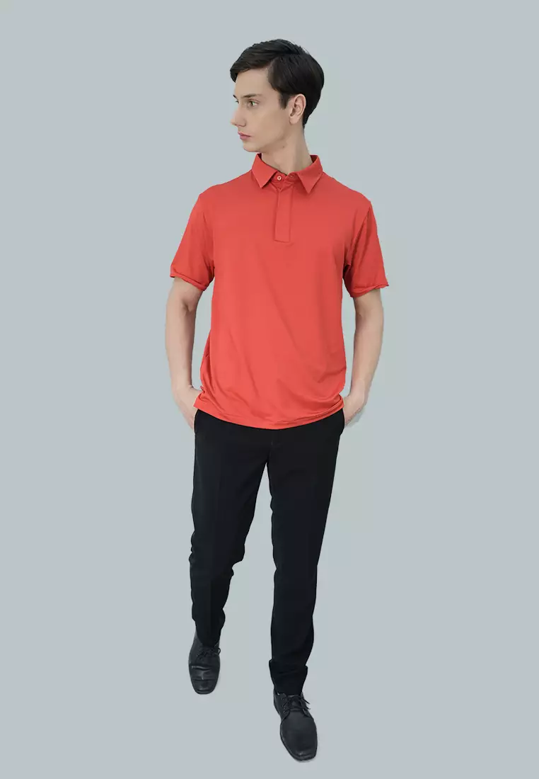 Johnwin Polo Dri Fit Kaos Polo Pria Coral Polos FWS.638.C007.008.C