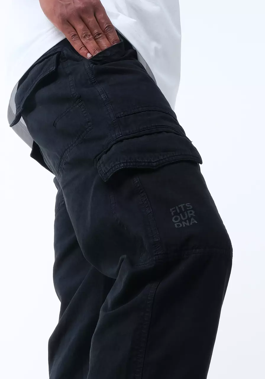 Celana Panjang Cargo Pria Regular Jod Dark Grey