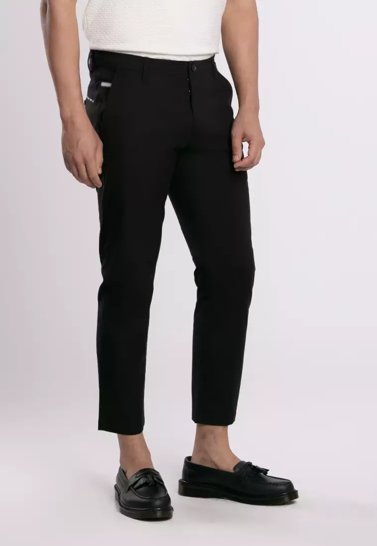 MOC Celana Panjang Ankle Pants Pria Rory - Black