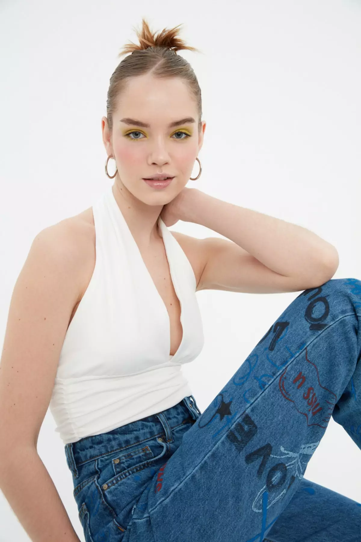 Halterneck Knitted Crop Top